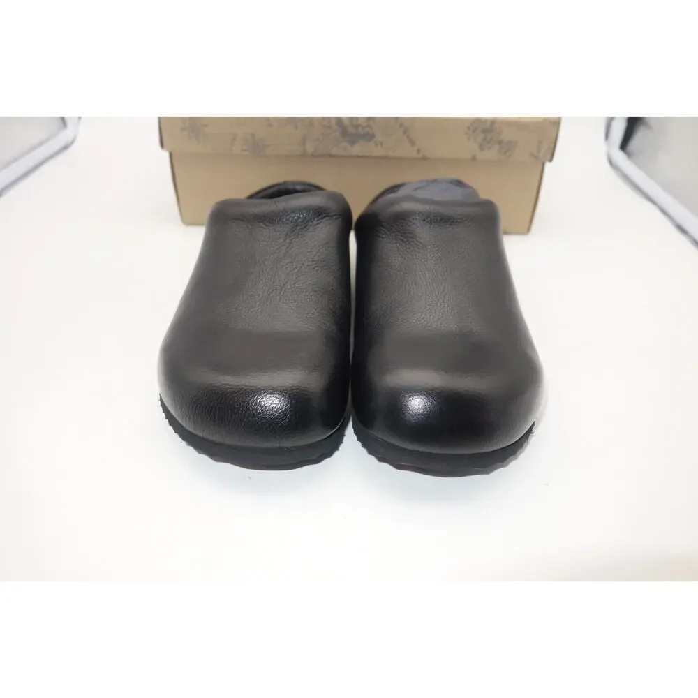 NEW Free People Black Cambria Footbed Clogs Women's 36 US Size 6 FP Collection
